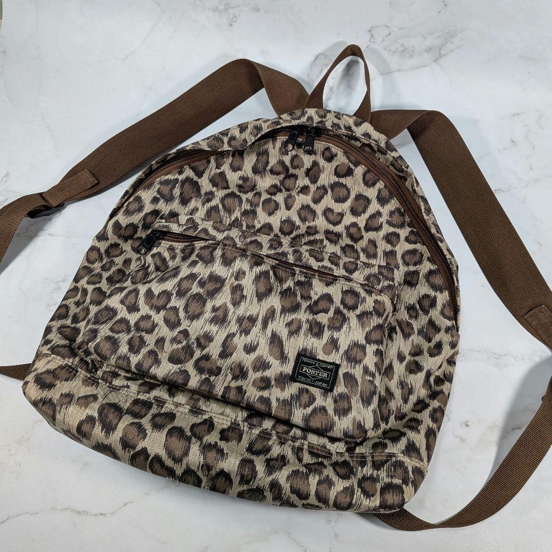 HEADPORTER Leopard Daypack/Nylon Backpack Men Wom… - image 1
