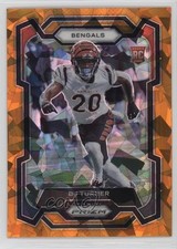 2023 Panini Prizm Rookies Orange Ice Prizm DJ Turner #319 1dl2