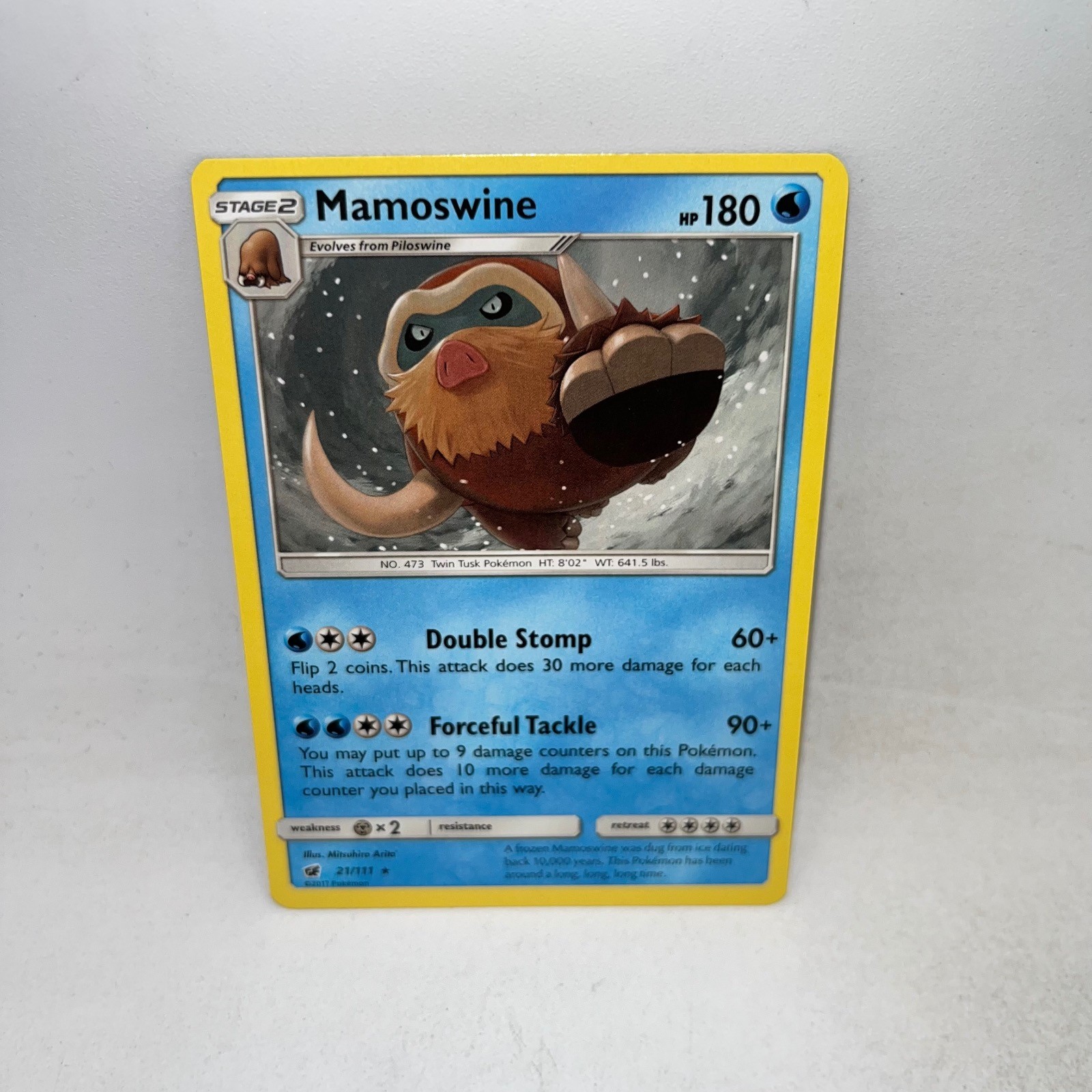 Mamoswine 21/111 Rare Crimson Invasion Pokemon Lightly Played