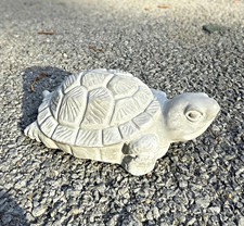 Grey Stone Turtle Garden Statue Ornament, Tortoises & Turtles Theme 6inch