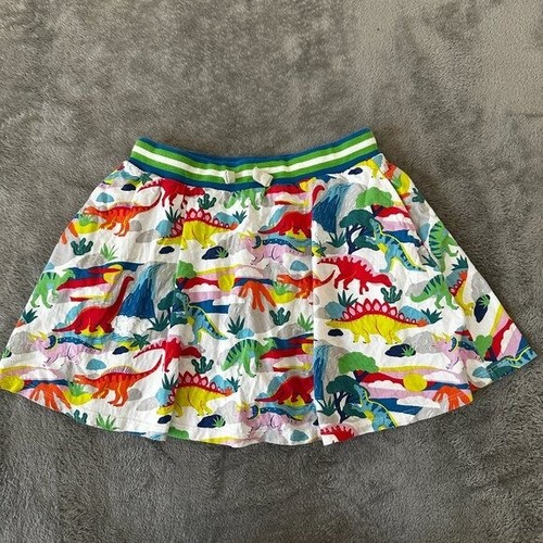 Mini Boden Dinosaur Skirt Skort Girls Size 11/12 Pull On Shorts
