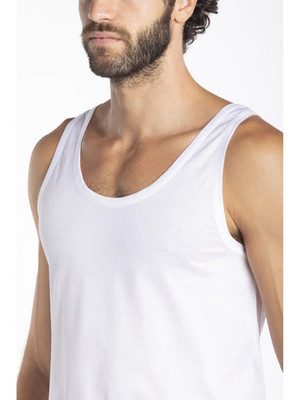 JULIPET HERREN TANKTOP AUS SCHOTTISCHEM GARN 100% BAUMWOLLE - IHYDRO