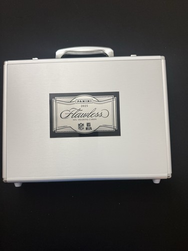 2025 Panini Flawless NFL Football Empty Silver Briefcase Box - Keys Included