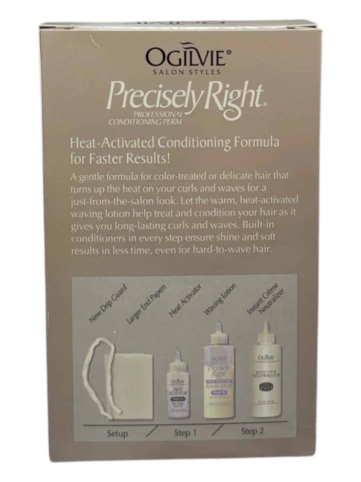 (2) OGILVIE Precisely Right At Home PERM for Color Treated Thin Or Delicate Hair - Image 4 of 4