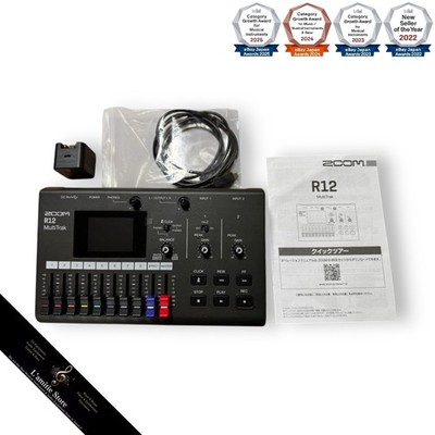 Zoom R12 MultiTrack tragbarer digitaler Recorder Touchscreen Stereo 1/4...