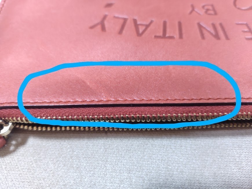 Gucci Pouch Purse  Leather Pinkorange Authentic T0386 thumbnail 20