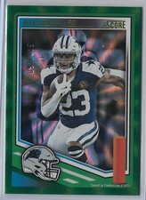 2024 Panini Score Rico Dowdle Green Spokes #241 SP 091/415 Cowboys Panthers