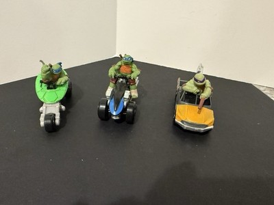 Teenage Mutant Ninja Turtles Lot 3 Cars Diecast 1:64 Viacom