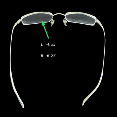 Ray-Ban RB8611 Titanium Eyeware Square Rim Frame Eyeglasses w/ 1.74 Index Lense