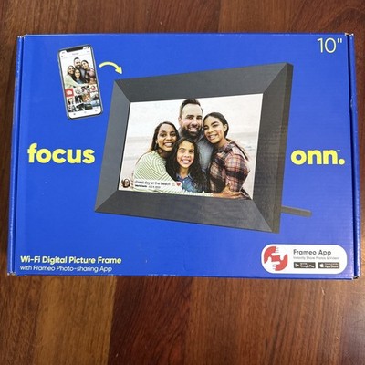 Focus Onn. Wi-if Digital Picture Frame With Frameo Photo Sharing App. 10  