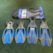 Aqua Lung Sport Proflex Fx Fins Blue Small 4-7 - Large 3-6 - Pro Flex