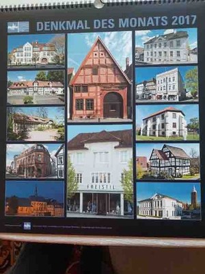 Historische Städte Denkmal 2017  OWL Detmold Blomberg Minden Niehrim 42x42 cm