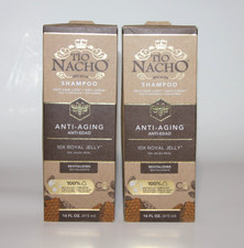 LOT 2 TIO NACHO SHAMPOO ANTI-AGING ANTI-HAIR LOSS 10X ROYAL JELLY 14 FL OZ