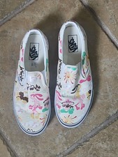 Vans Women's Classic Slip-On Get Outdoors Canvas Sneaker in Nice Classic White