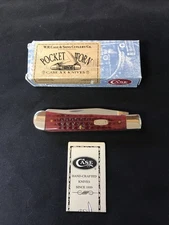 Case XX 6254 Pocket Worn Old Red Bone Trapper Pocket Knife