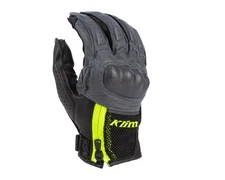 KLIM Induction Vented Motorcycle Glove Asphalt Hi-VIZ 