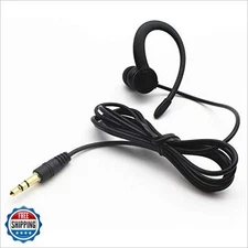 LINHUIPAD Single Side Earbud Headphones Stereo in-Ear Earphone Removable Hook