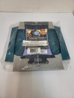 Core 3 Quart Collapsible Colander - Teal