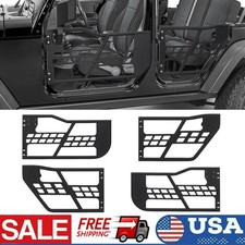 Tube Doors Half Door For 07-18 Jeep Wrangler Jk 4-doors Only Safari Tubular Tube Doors Half Door For 07-18 Jeep Wrangler Jk 4-doors Only Safari Tubular