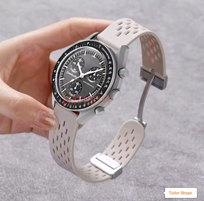 Omega x Swatch - Moonswatch Mission To Moon - Premium Rubber Watch Strap
