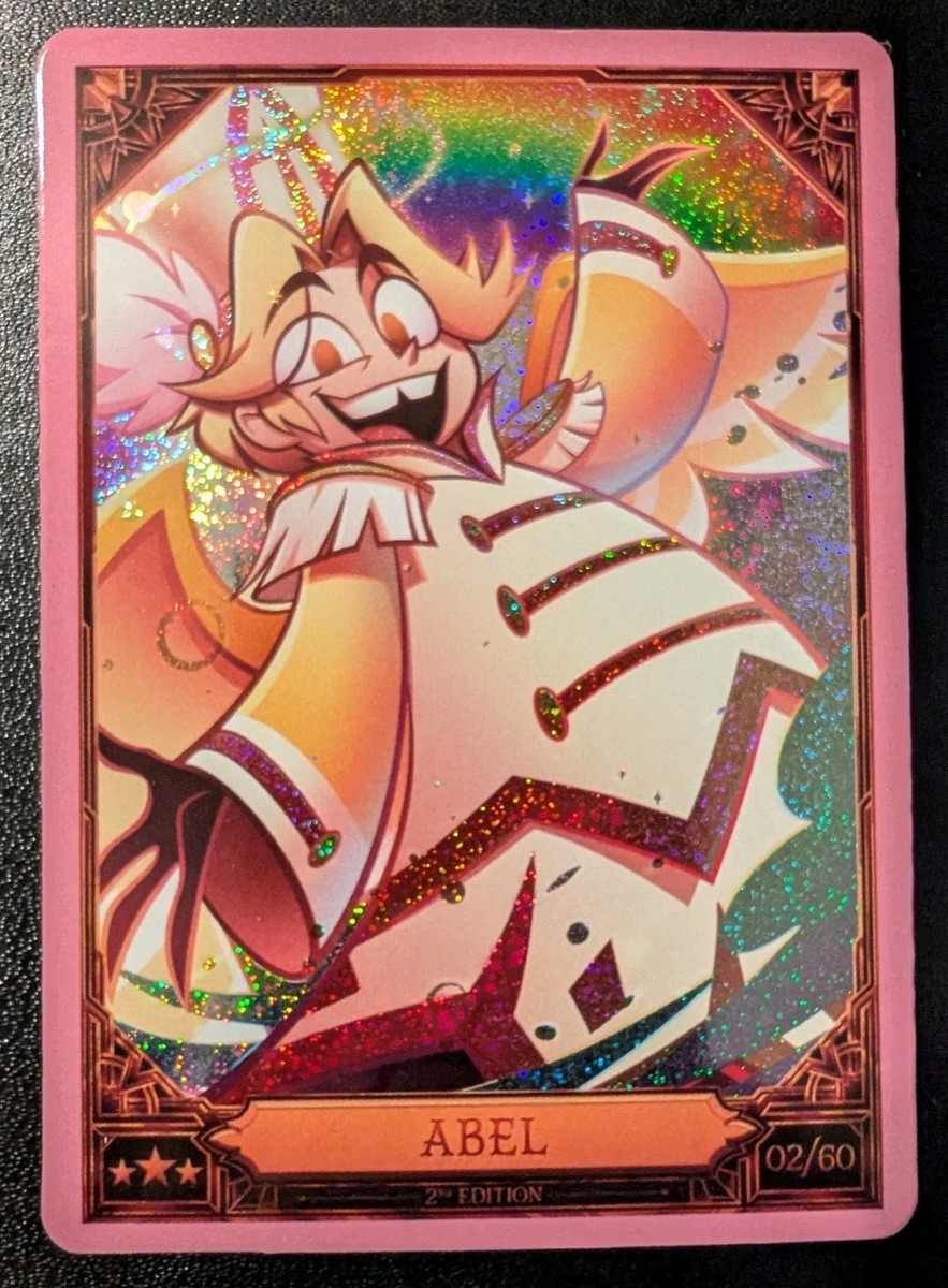 【2nd】HAZBINHOTEL 30/60 foil ABEL 02/60 - Hazbin Hotel Season 2 Trading Card 2nd Edition - PINK