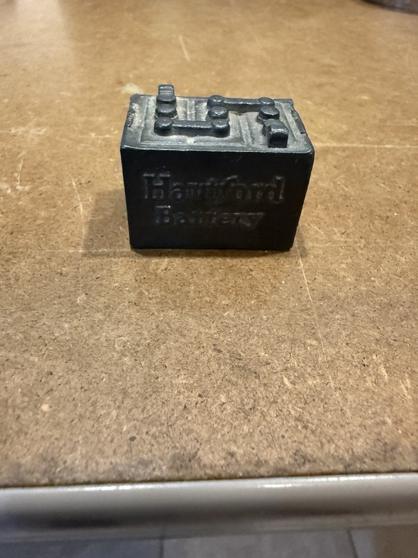 Hartford Battery Lead Antique Paperweight