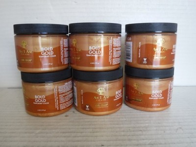 ( Box Of 6 ) As I Am Curl Color Temporary Color Gel - Bold Gold 6 oz Each