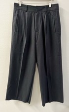 Everlane The Way-High Drape Pant Black Wide Leg Size 10S (short) 24/25” Inseam
