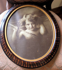 Antique Framed Cupid Awake M.B. Parkinson 189...