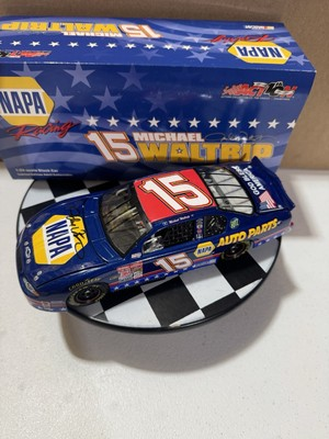 #ad RARE* AUTOGRAPED Michael Waltrip #15 NAPA Stars amp; Stripes 2002 1:24 Diecast $34.99