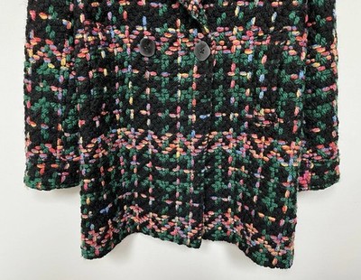 Anthropologie Pepaloves $248 Piccadilly Multicolor Tweed Coat
