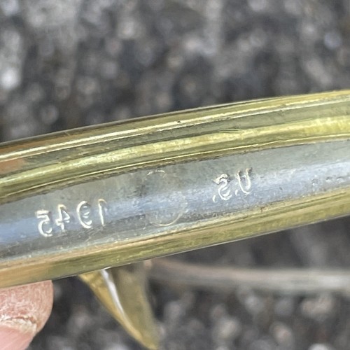 Lunettes de sécurité vintage 1945 A/O American Optical Full Vue montées corne WWII WW2 - Photo 17/19