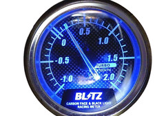 Blitz Carbon Face Black Light 60mm Mechanical Boost Gauge Blue Meter S15 R32 Jdm Blitz Carbon Face Black Light 60mm Mechanical Boost Gauge Blue Meter S15 R32 Jdm