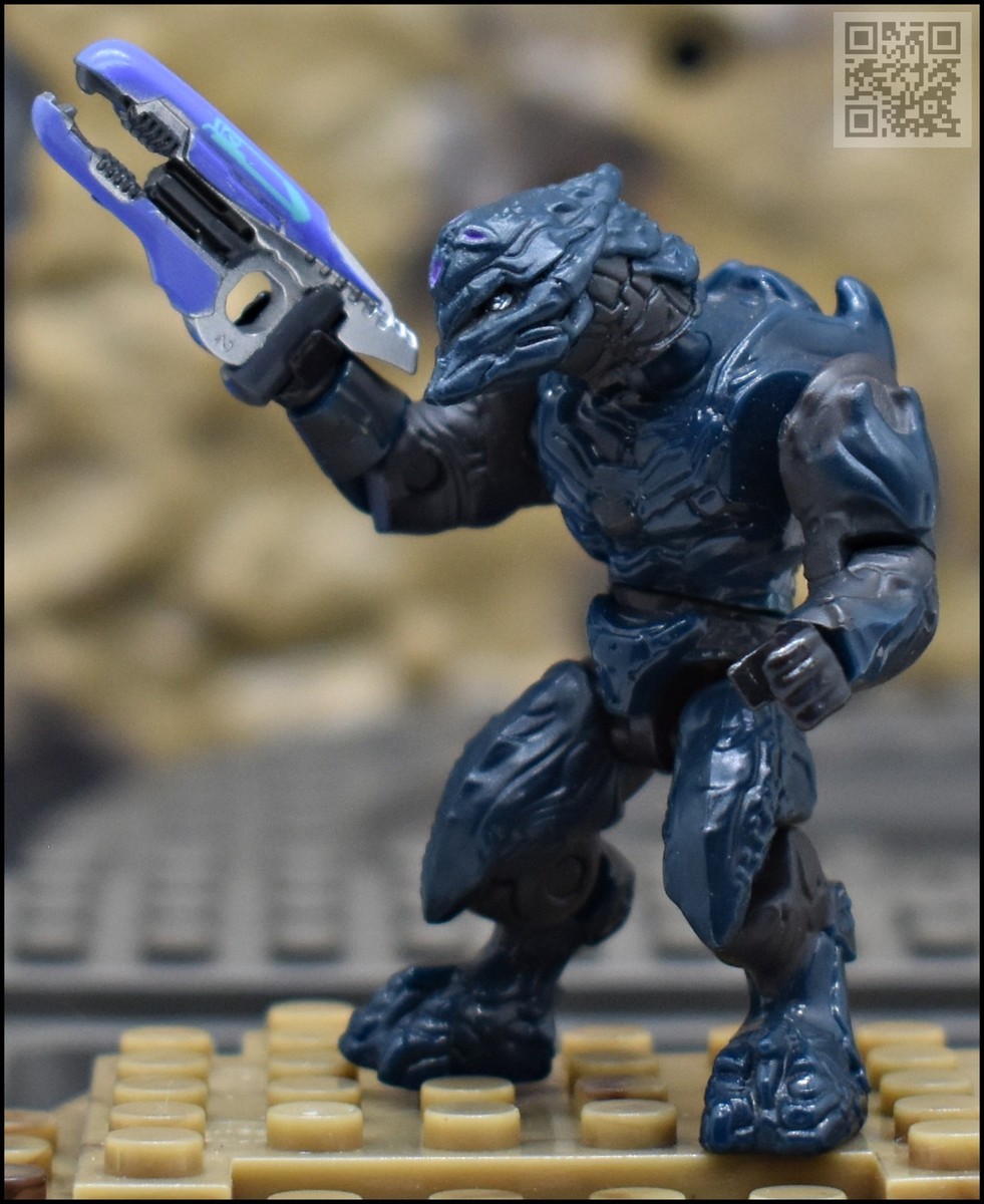 HALO MEGA BLOKS COVENANT BLUE ELITE ZEALOT MINI FIGURE 97117