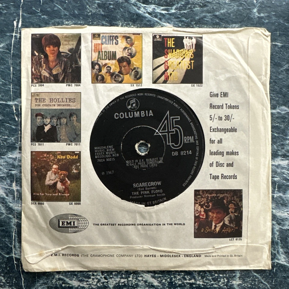 The Pink Floyd - See Emily Play 7” Vinyl Record Single VG - Image 2 of 4