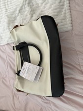 Black and white The Honest Company Diaper Bag / satchel / shoulder bag