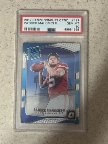 2017 Panini Donruss - Optic Rated Rookie Patrick Mahomes II #177 (RC)