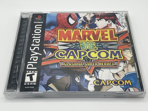 Marvel vs. Capcom: Clash of Super Heroes (Sony, PS1)CIB W/ Registration ...
