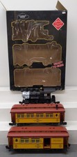 Aristo-Craft 28109 Santa Fe 0-4-0 Steam G Gauge Starter Train Set/Box