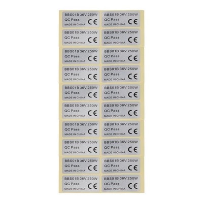 20Pcs Ebike Electric Bicycle Stickers For BAFANG 36V 250W/48V 750W01/BBSHD