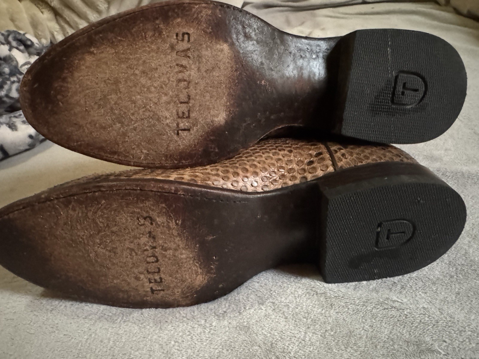 Tecovas Python “ the Boone” Boots Size 10D - image 4