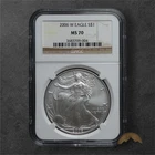 2006-W Silver American Eagle Dollar $1 - NGC MS70 - West Point