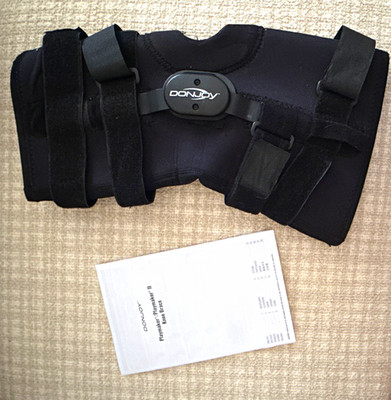 DonJoy Playmaker II Knee Brace, Stabilization, Adjustable Straps, size m, Black