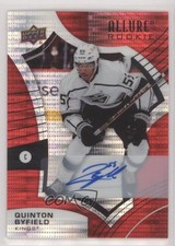2021-22 Upper Deck Allure Rookies Red Rainbow Quinton Byfield #150 Auto 1b2x