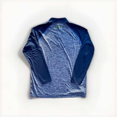 Under Armour 1/4 Zip Long Sleeve Light Pullover Men's Large Navy