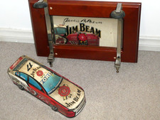 Jim Beam 17 Johnson Ford Bathurst Car Box + Bar Mirror Bottle Holder Flag & Tin