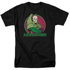 DC Comics Originals Lex Luthor Black T-shirt Size S-5XL