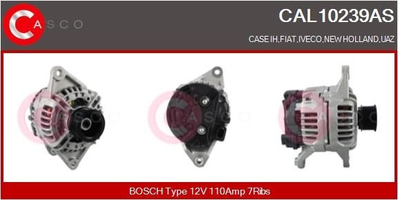 Casco CAL10239AS Lichtmaschine Generator Passend FüR Fiat Passend FüR Iveco Uaz-image