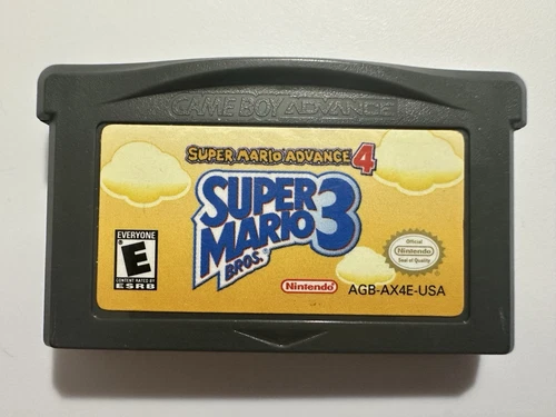 Super Mario Advance 4: Super Mario Bros. 3 (Game Boy Advance, 2003)- Auth. (#5)