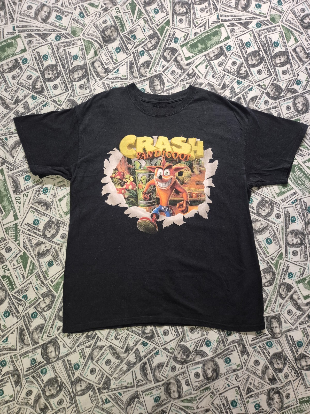 Crash Bandicoot Activision PlayStation T-shirt S to 5XL BA217 FREE SHIPPING